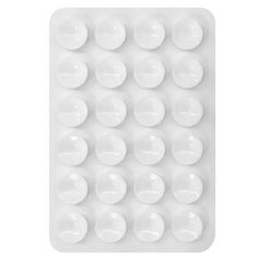 Selvklæbende Silikone Sugekop Mobilholder - hvid - reFix.dk