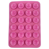 Selvklæbende Silikone Sugekop Mobilholder - pink - reFix.dk