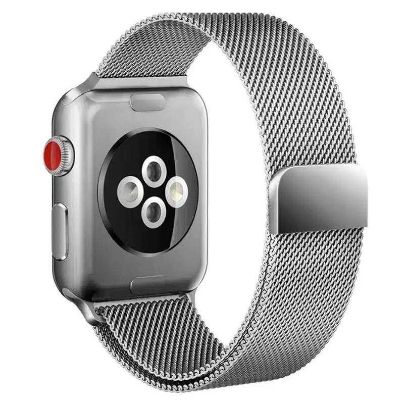 Smart Watch Milanese rustfri stål rem - sølv 1 - reFix.dk