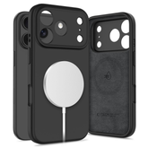 Tech-Protect Silikone MagSafe cover til iPhone 17 Pro - Sort - reFix.dk