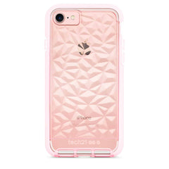 Tech21 Evo Gem cover til iPhone 8 / 7 i rosa - reFix.dk