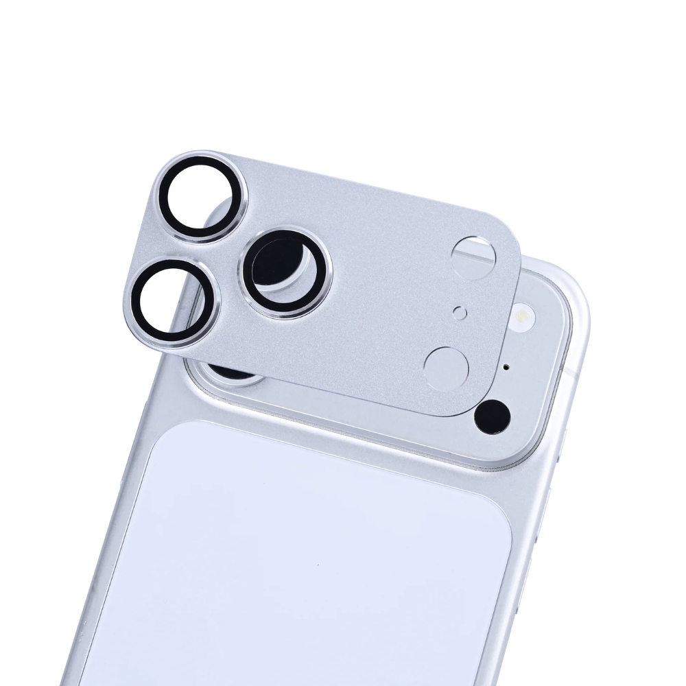 Ultra Clear Kameralinse Beskyttelse til 17 Pro Max - Sølv - reFix.dk