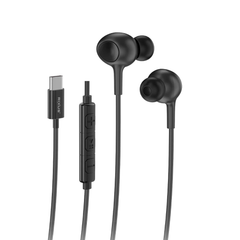 USB-C In-Ear Høretelefoner med Mikrofon & Betjening - Sort - reFix.dk