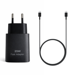 25W PD Hurtig Oplader USB-C – Med Kabel - reFix.dk