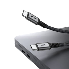USB-C til USB-C Kabel 100W – 3m Hurtig Opladerkabel - 2 - reFix.dk
