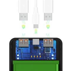 Wozinsky 10000mAh Powerbank - 2 - refix.dk