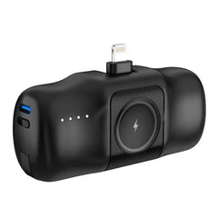 Wozinsky 3-i-1 Mini 5000mAh 15W Powerbank med Lightning - Sort - 5 - reFix.dk