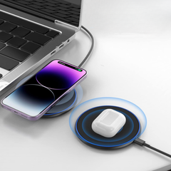 Wozinsky Hurtig Trådløs Opladningspad (15 W) - 3 - reFix.dk