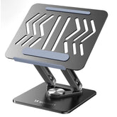 1 x Wozinsky MacBook / Laptop stand + Smartphone stand - Sort - reFix.dk