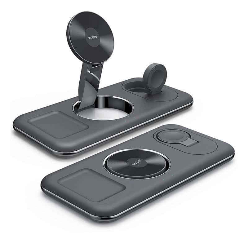 3 i 1 trådløs oplader til Smartphones, AirPods og Apple Watch