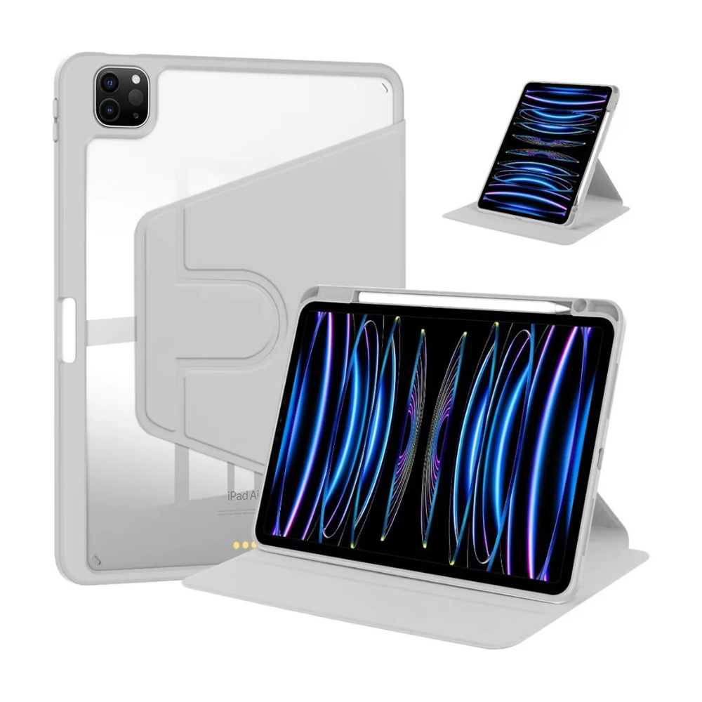 360 graders cover til iPad Pro 11 (2025 / 2024) - Grå - reFix.dk