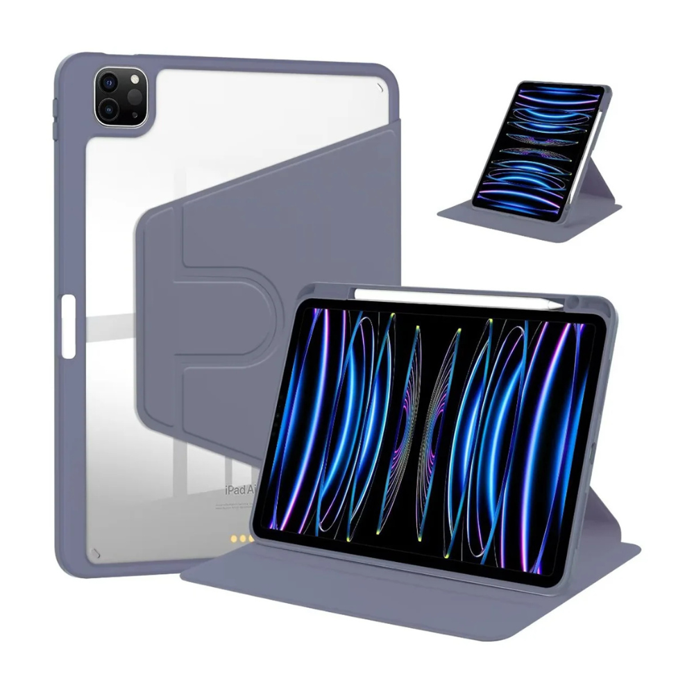 360 graders cover til iPad Pro 11 (2025 / 2024) - Lavendel - reFix.dk