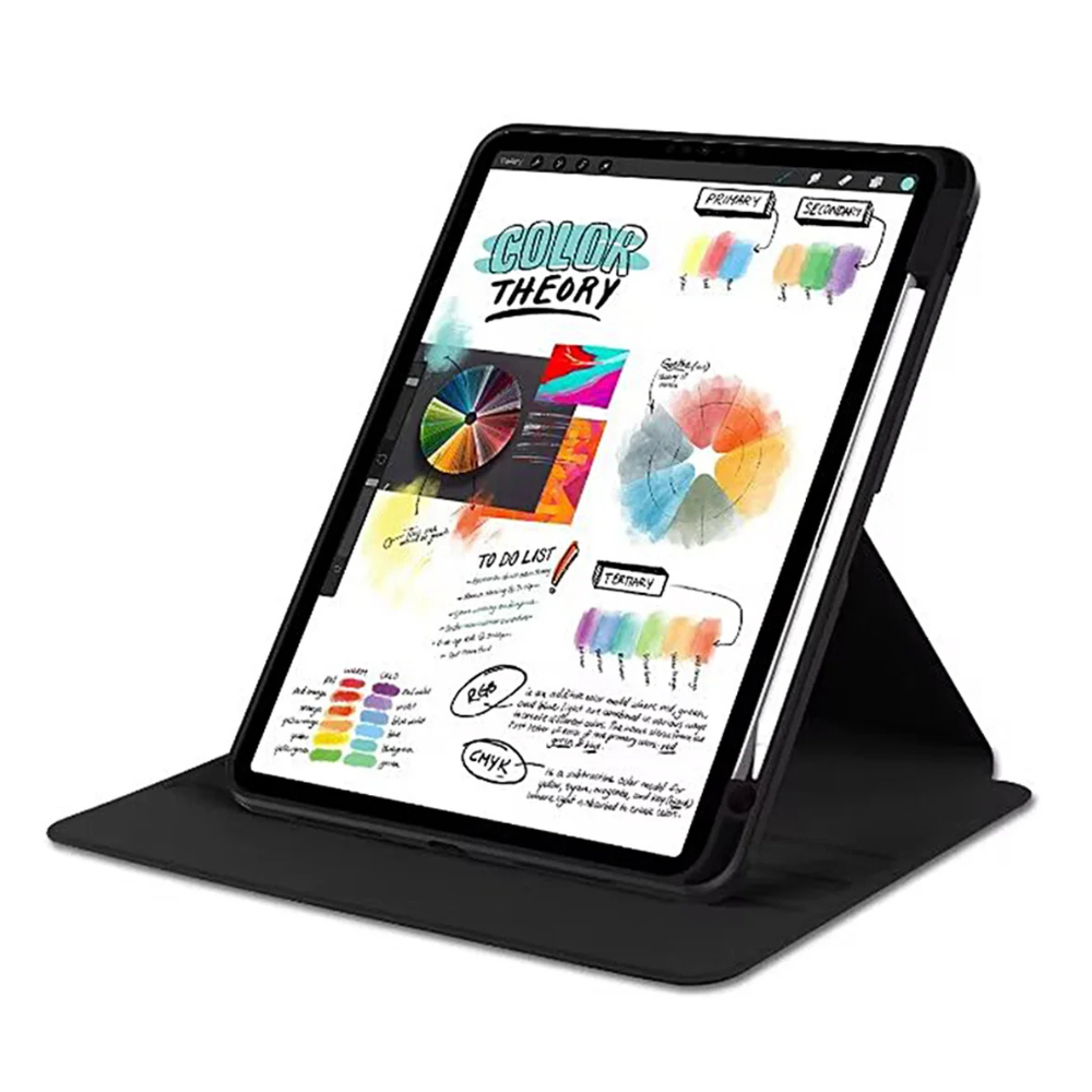 360 graders cover til iPad Pro 11 (2025 / 2024) - Sort - 1 - reFix.dk