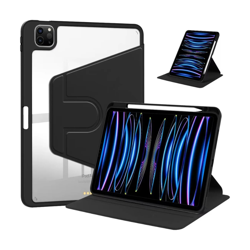 360 graders cover til iPad Pro 11 (2025 / 2024) - Sort - reFix.dk