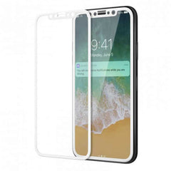 3D curved panserglas til iPhone X - sølv - reFix.dk