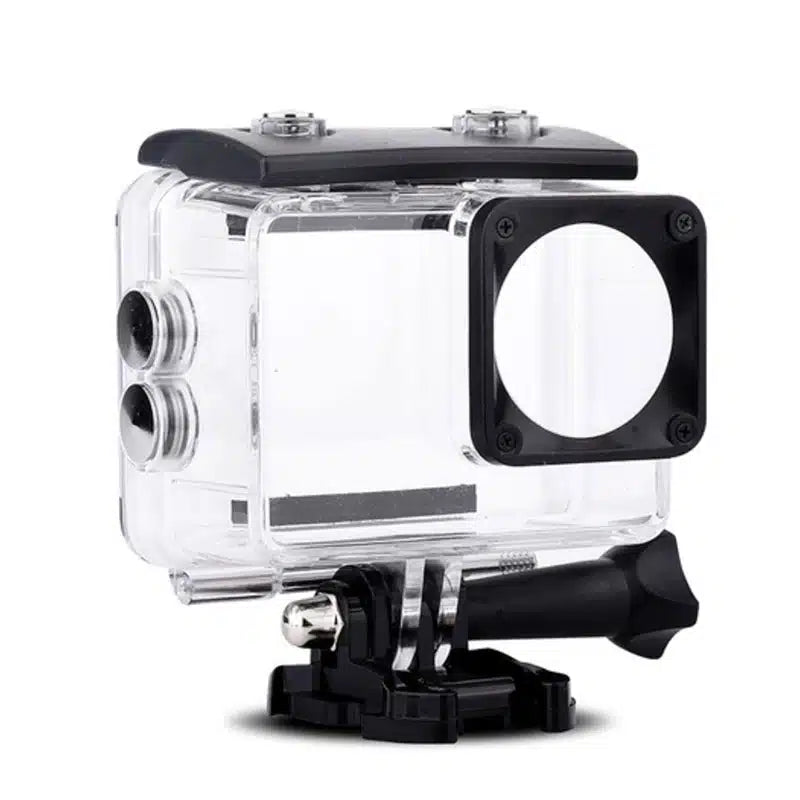 4K sports aktion kamera / wide-angle / vandtæt / tilbehør (m/WiFi)