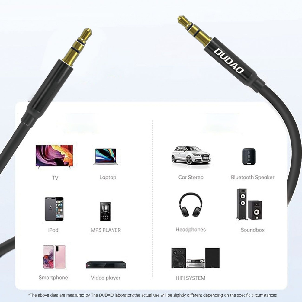 AUX Kabel 3.5mm (1 m) – Mini Jack til Bil & Højtaler Use Cases | reFix.dk
