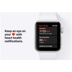 Apple Watch Series 3 38mm Space Gray Aluminium (GPS) Heart Rate - reFix.dk