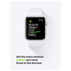 Apple Watch Series 3 38mm Space Gray Aluminium (GPS) Workout - reFix.dk