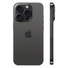 Apple iPhone 15 Pro 128GB Black Titanium Side view - reFix.dk