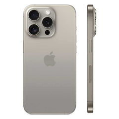 Apple iPhone 15 Pro 256GB Natural Titanium side view - reFix.dk