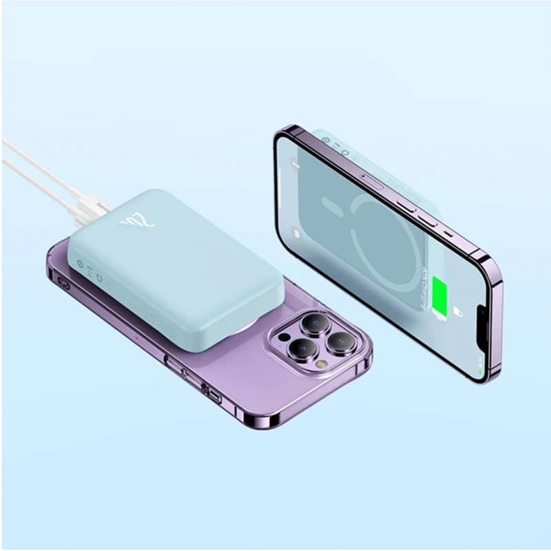 Baseus 10000mAh 20W MagSafe Powerbank - Blå (+USB-C kabel)