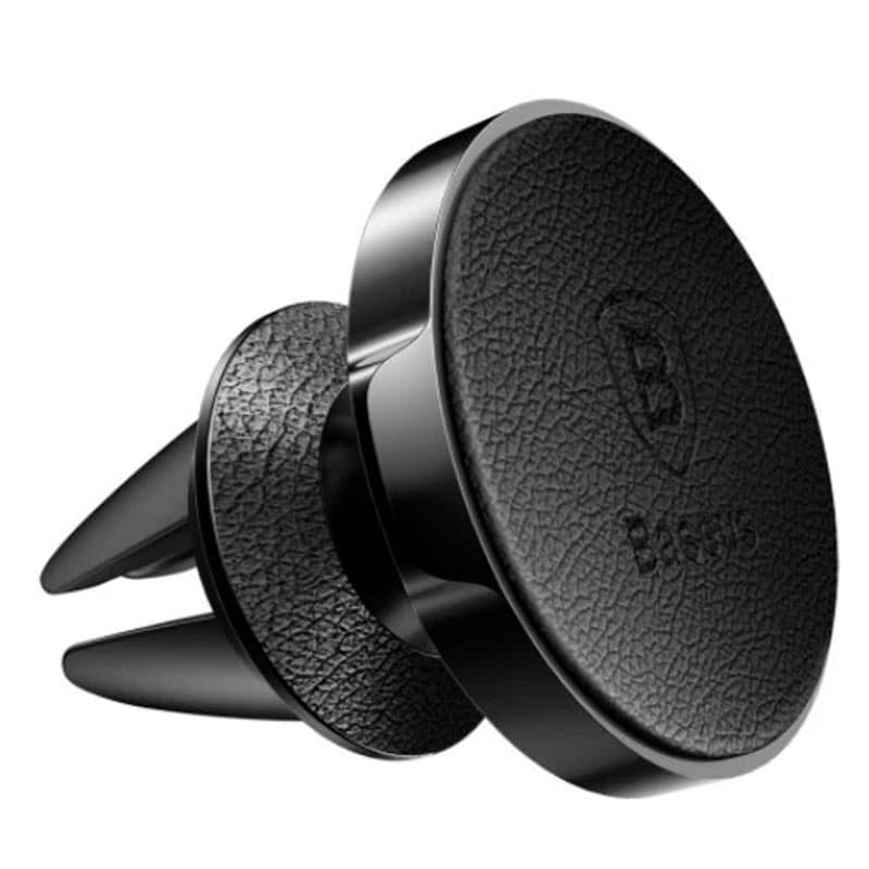 Baseus magnetisk læder mobilholder med kabelklip