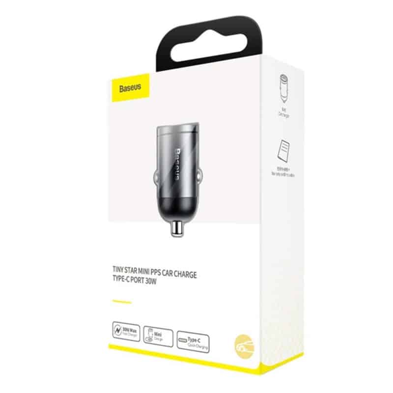 Baseus tiny star mini PPS USB-C fast carge biloplader (30W) - 6 - refix.dk