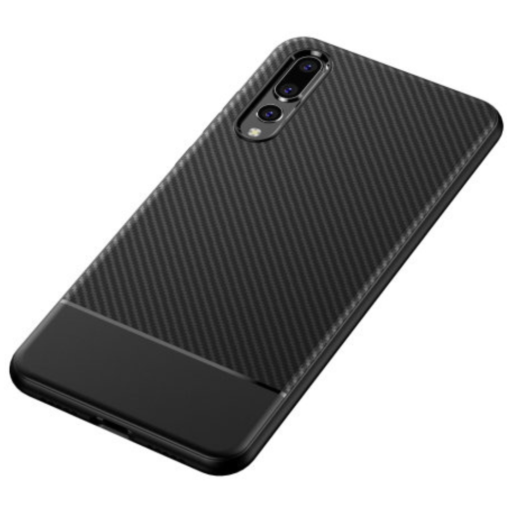 Carbon beskyttelses cover til Huawei P20 Pro - 1 - reFix.dk