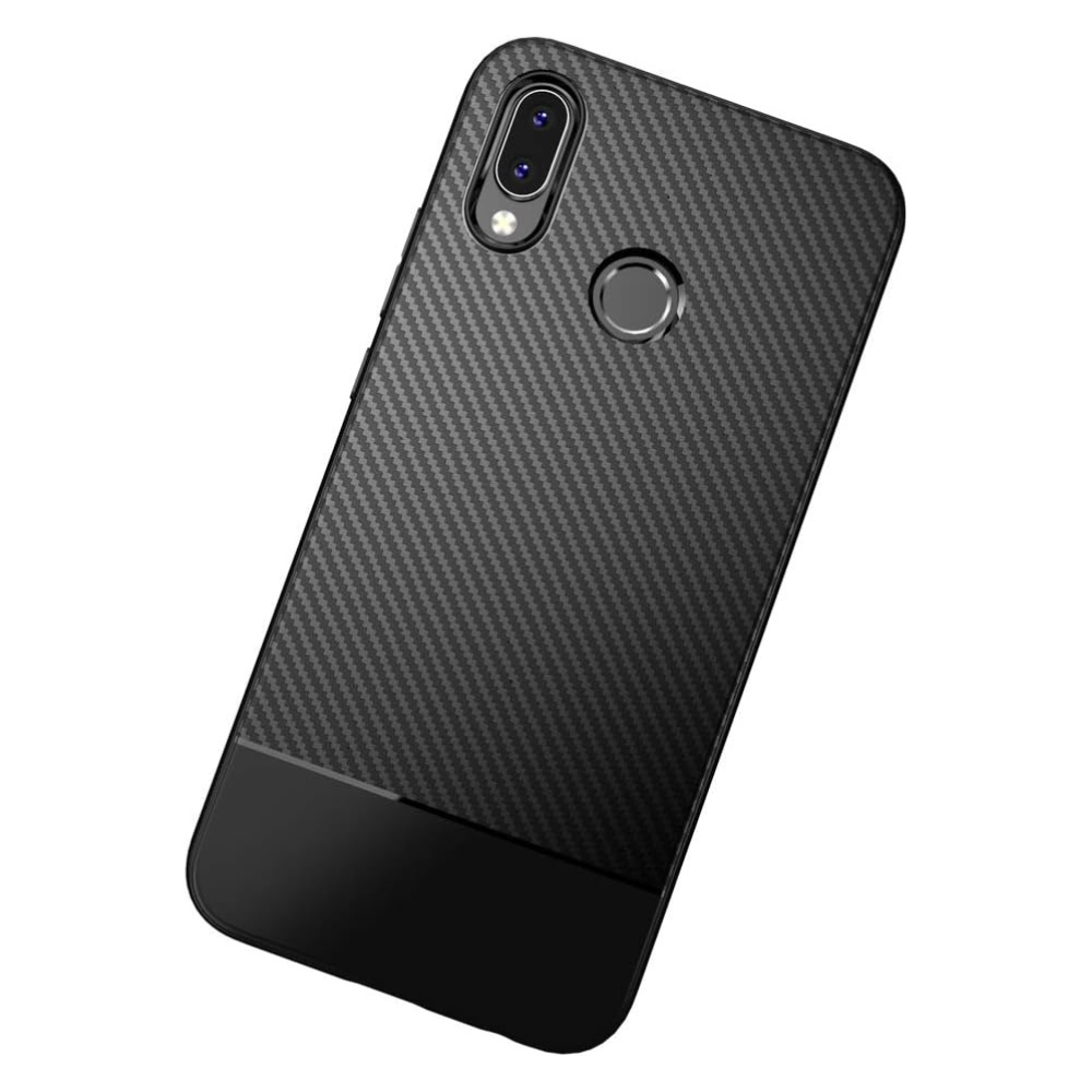 Carbon beskyttelses cover til Huawei P20 Lite - reFix.dk