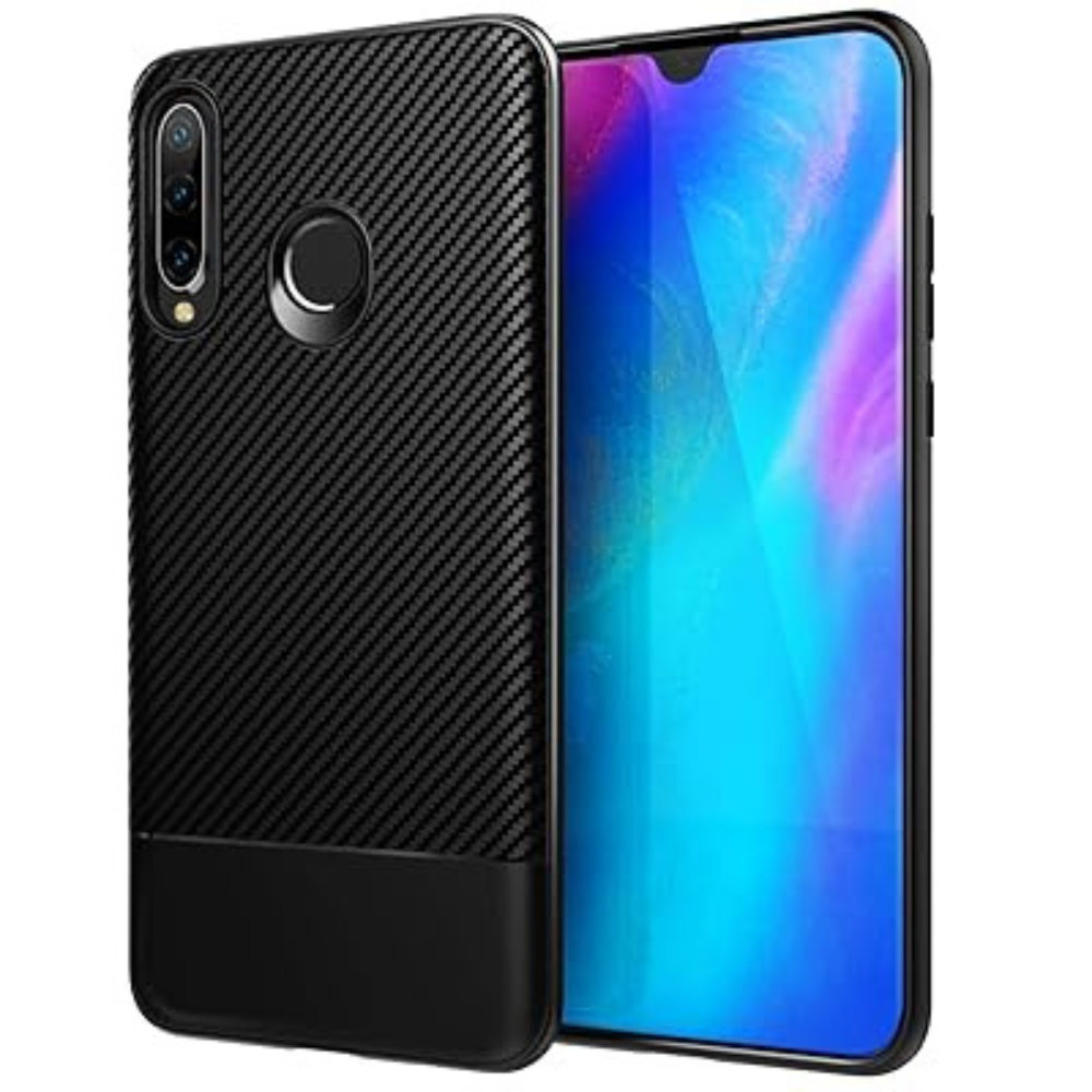 Carbon beskyttelses cover til Huawei P30 Lite - reFix.dk