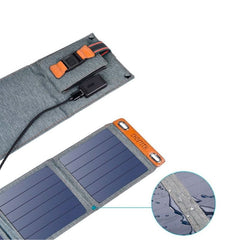 Choetech 14W solcellepanel oplader med 1 x USB-A