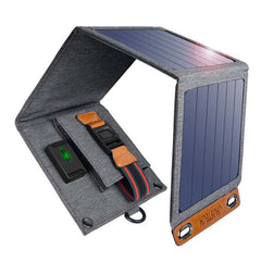 Choetech 14W solcellepanel oplader med 1 x USB-A