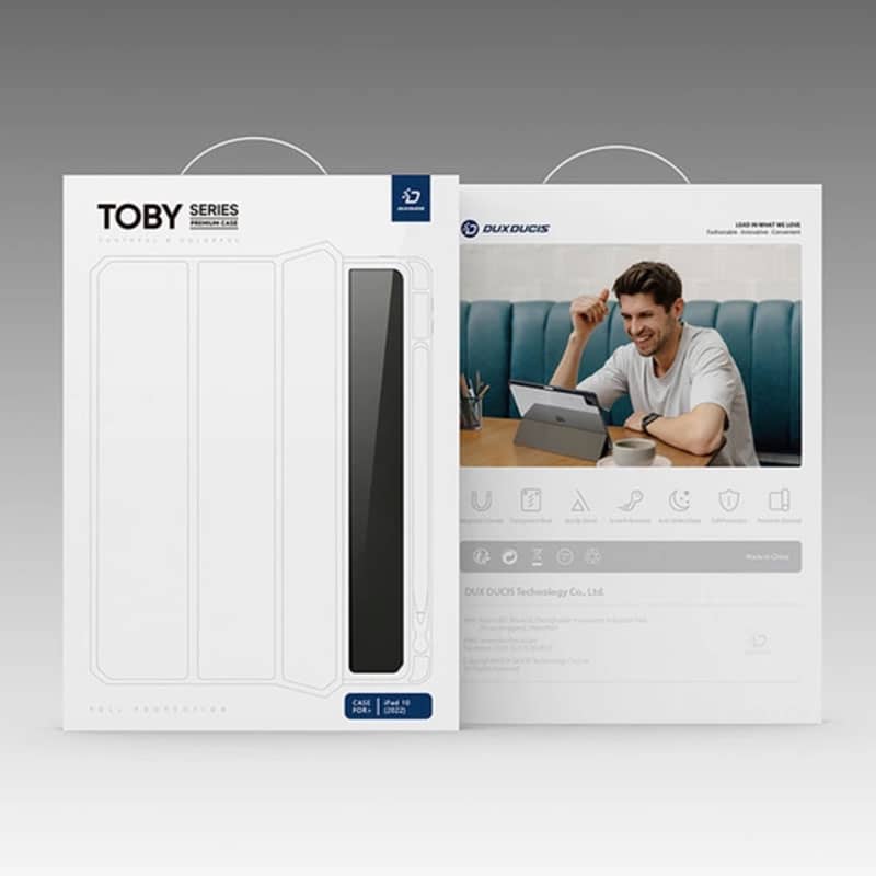 DUX DUCIS Toby Smart Cover til iPad 11 (2025) / iPad 10.9 (2022) - Sort