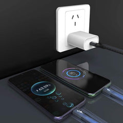 Dudao 2-i-1 USB-C kabel 1.2m (100W)