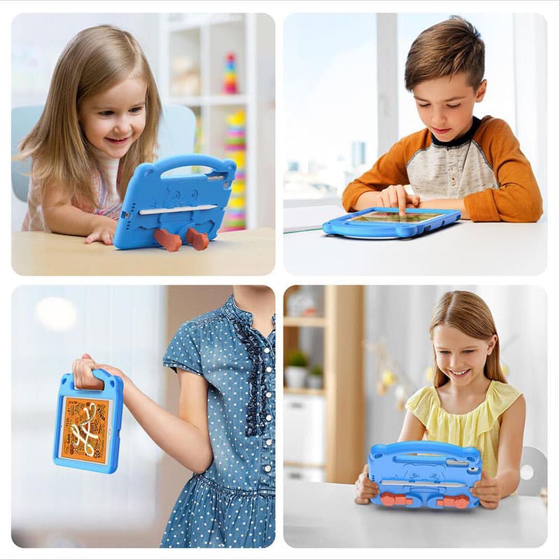 Dux Ducis Panda kids cover til iPad 10.2 i blå eller pink - reFix.dk