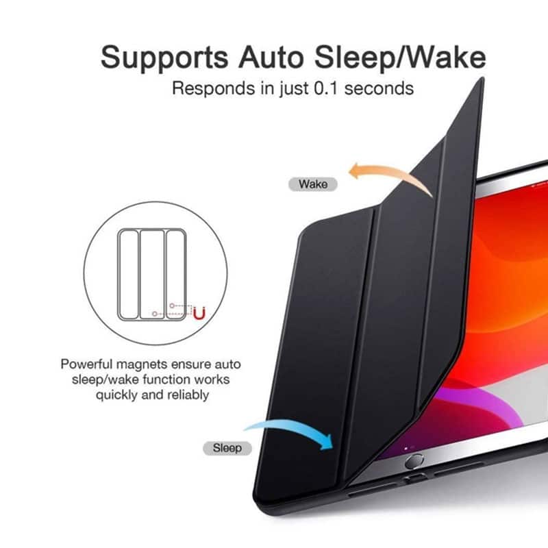 ESR Rebound Pencil cover til iPad 10.2 (2021/2020/2019) - Sort