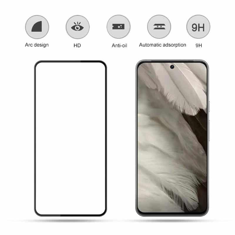 Premium full cover skærmbeskyttelse til Google Pixel 8A