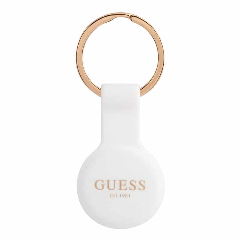 Guess AirTag silikone cover hvid - reFix.dk