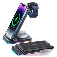Joyroom 15W 3i1 trådløs oplader til Apple enheder - reFix.dk