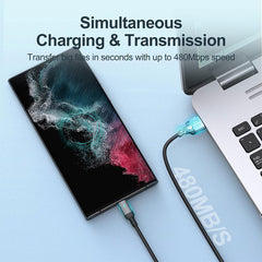 Joyroom USB-C til USB-C kabel 100W 480Mb/s (2m) - 1 - reFix.dk