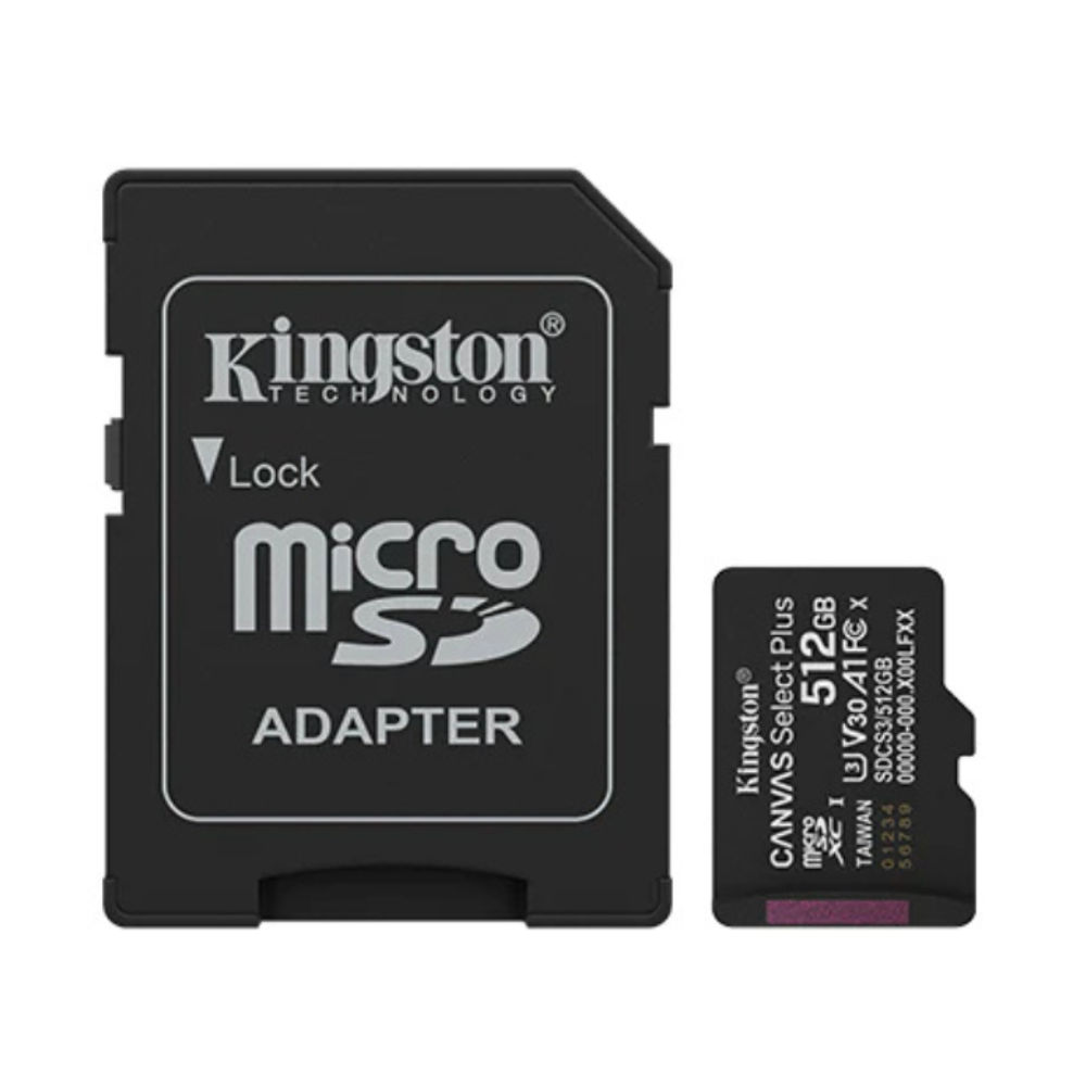Kingston Canvas Select Plus microSD Hukommelseskort 512GB | reFix.dk