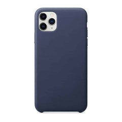 PeelCas læder cover til iPhone - mørkeblå - reFix.dk