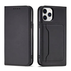 Læder flip cover med kortholder til iPhone 12 Pro - reFix.dk