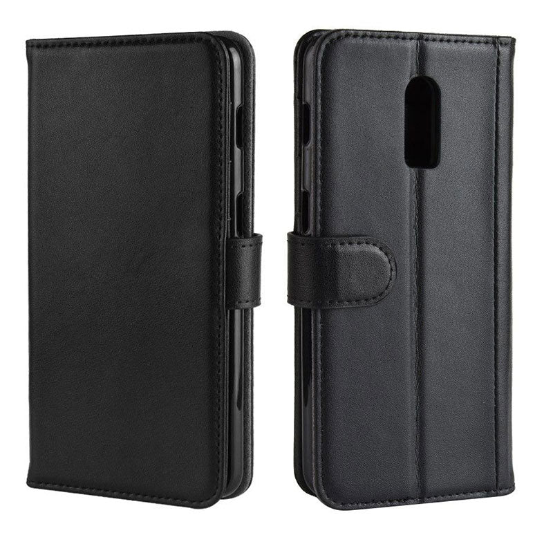Læder flip cover til OnePlus 6T / 7 - 1 - reFix.dk