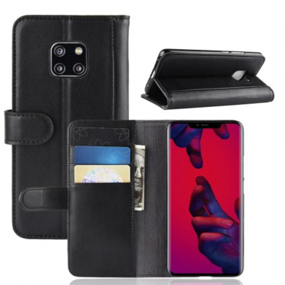 Læder flip cover til Huawei Mate 20 Pro - 1 - reFix.dk