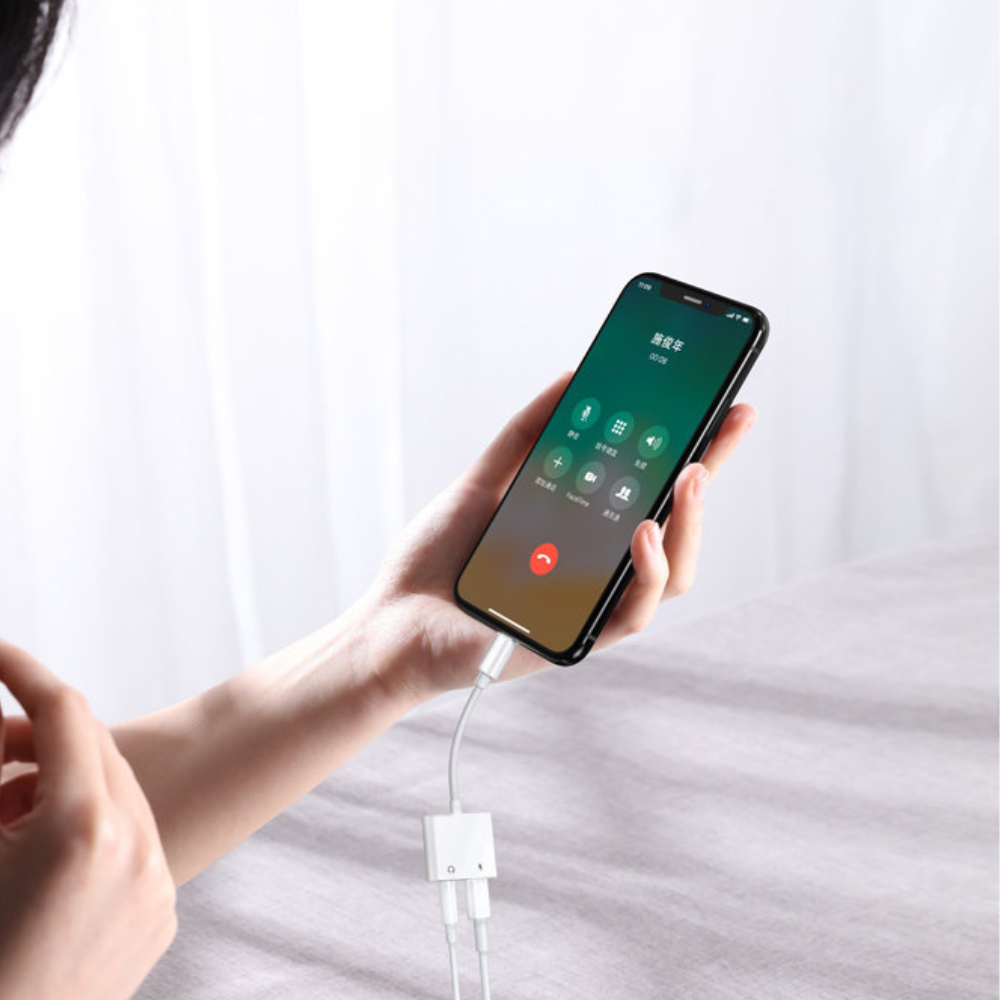 Lightning Splitter – 2x Lightning Adapter til iPhone (Oplad & Lyt) | reFix.dk