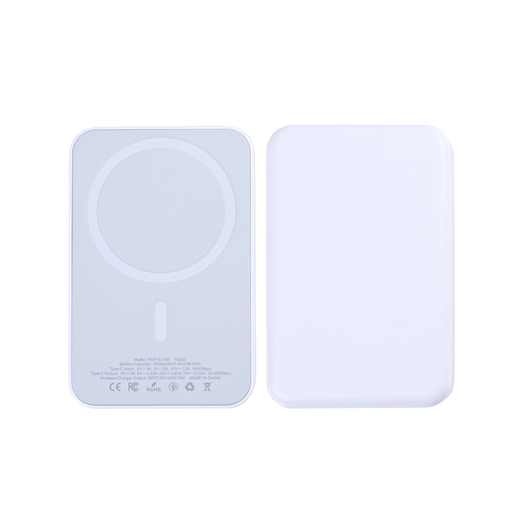 MagSafe Powerbank 10000 mAh – Magnetisk & Trådløs Opladning - reFix.dk