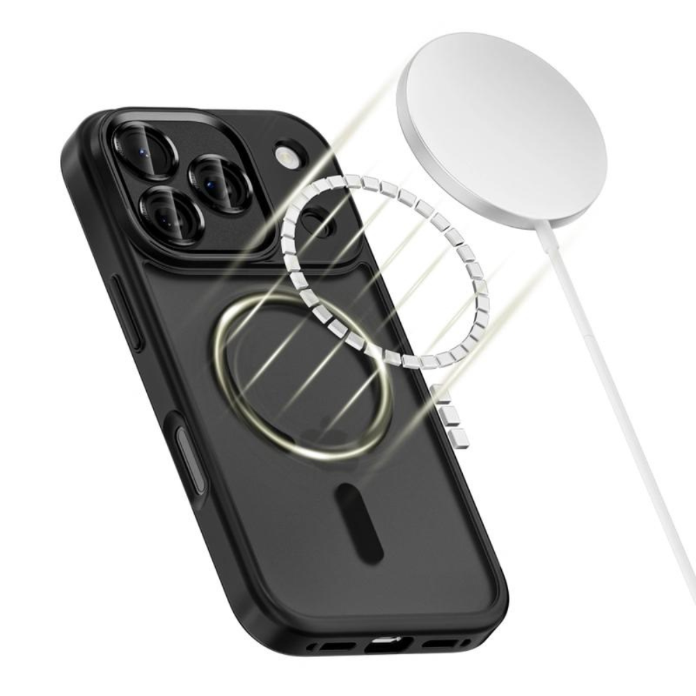 iPhone 17 Pro Cover – Magnetisk MagSafe Cover (Sort) | reFix.dk