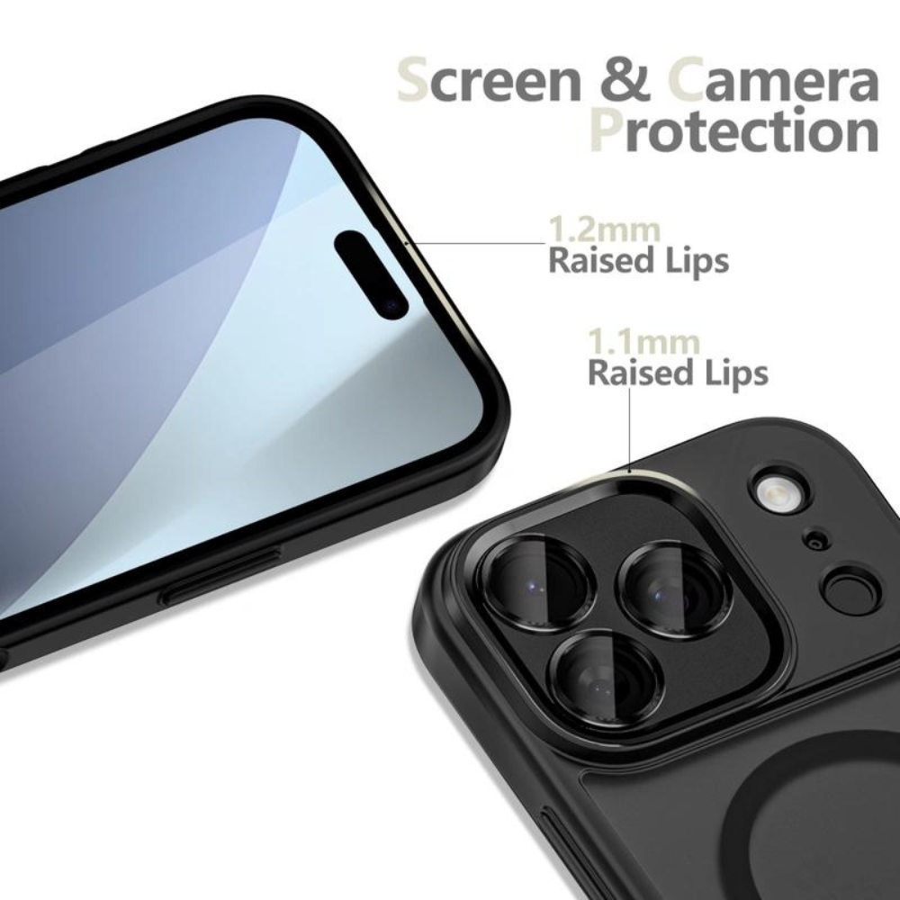 Magnetisk Magsafe kompatibel cover til iPhone 17 Pro - 1 - reFix.dk